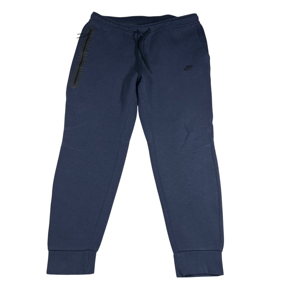 Nike Tech Fleece Joggers Mens 2XL Navy Blue Slim Fit Sweatpants FB8002-473